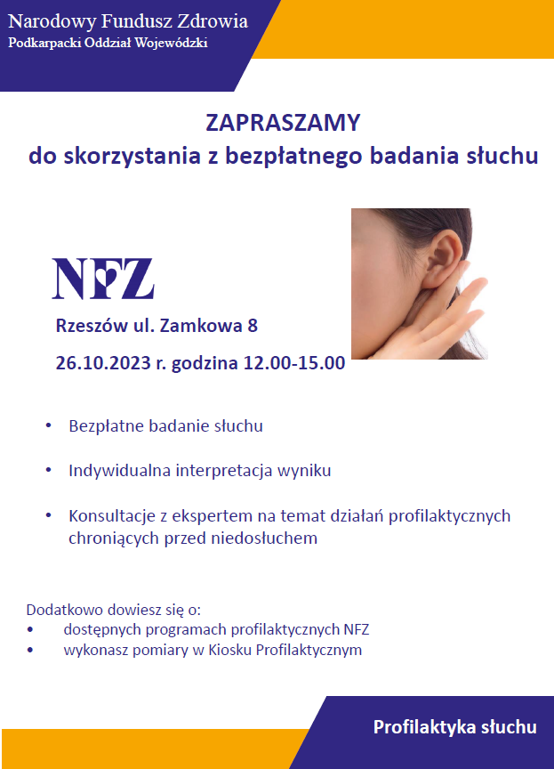 plakat informacyjny